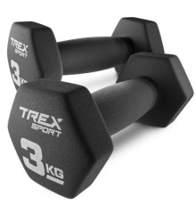 Гантелі неопренові TREX Sport TX-030VD 2 x 3 кг
