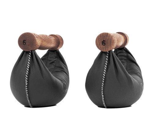 Гантелі NOHRD SwingBell Дуб Вінтаж 2 х 6 кг