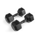 Гантель прогумована Zipro Hex 15 кг