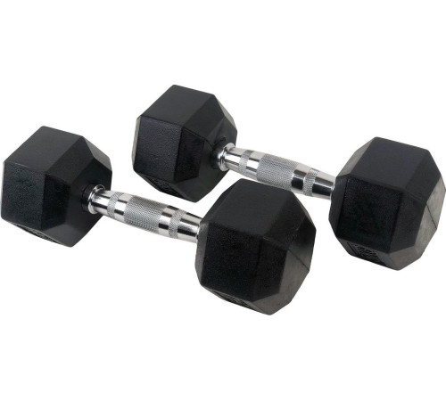 Гантель UnderFit UF53 прогумована 1 х 30 кг Гантель UnderFit UF53 прогумована 1 х 30 кг