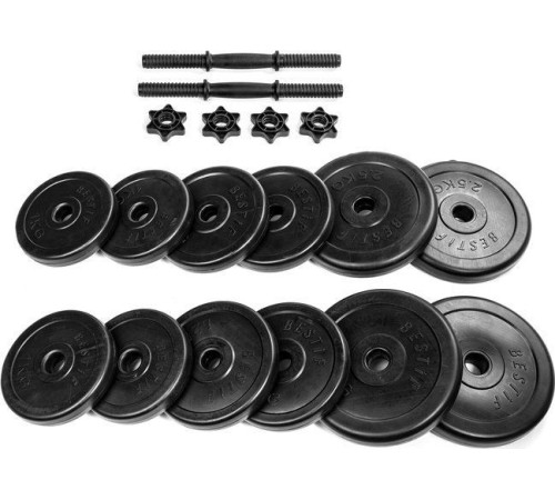 Гантелі бітумні Bestif BH020, 2 x 10 кг Гантелі бітумні Bestif BH020, 2 x 10 кг