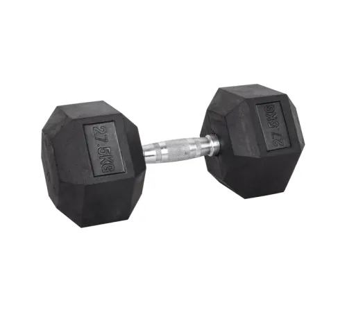 Гантель шестигранна inSPORTline Hexsteel 27,5 кг Гантель шестигранна inSPORTline Hexsteel 27,5 кг