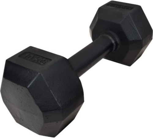Гантель Kawmet Hexagonal чавун 10 кг Гантель Kawmet Hexagonal чавун 10 кг