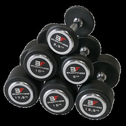 Прогумована гантель 35 кг Bauerfitness AC-12414