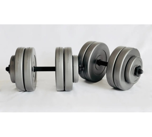 Гантелі розбірні WCG 2 х 13 кг сірі