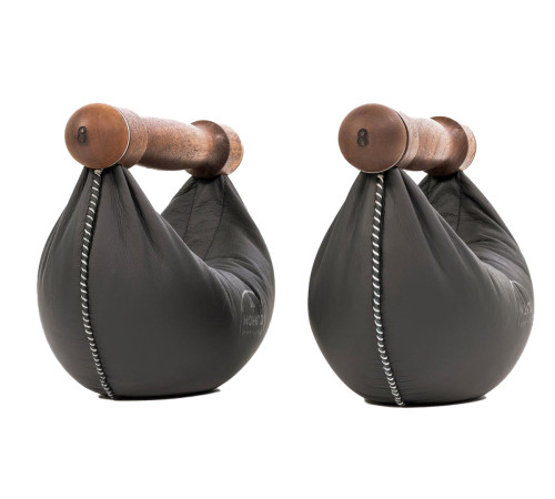 Гантелі NOHRD SwingBell Чорний Горіх 2 х 8 кг