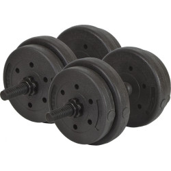 Гантелі розбірні  бітумні Eb Fit B/Box 2 х 8 кг