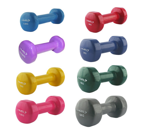 Гантель вінілова HMS 17023 2 кг