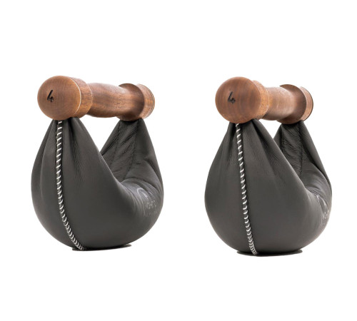 Гантелі NOHRD SwingBell Чорний Горіх 2 х 4 кг