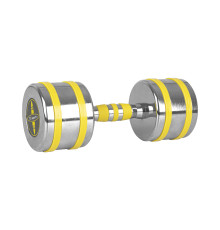  Гантель хромована inSPORTline Yellsteel 14 кг