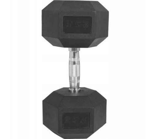 Гантель шестигранна Gorilla Sports Hex 25 кг