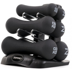 Набір неопренових гантелей Zipro вагою 12 кг