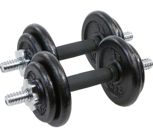 Гантель розбірна чавунна Eb Fit 2 х 9,5 кг Гантель розбірна чавунна Eb Fit 2 х 9,5 кг