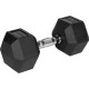 Гантелі шестигранні чавунні REBEL ACTIVE HEX, 2 х 12,5 кг