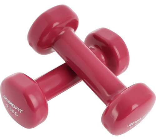 Гантелі вінілові ENERO FIT VDB зі стійкою, 7 кг