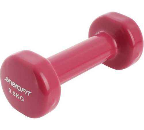 Гантелі вінілові ENERO FIT VDB зі стійкою, 7 кг