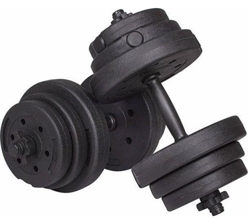 Гантелі Springos FA1043 бітумні 2 х 10 кг Гантелі Springos FA1043 бітумні 2 х 10 кг