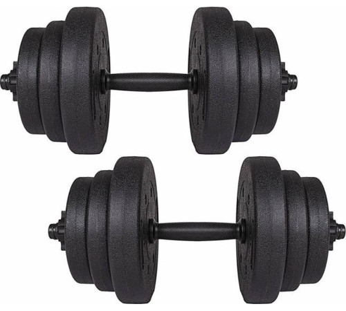 Гантелі Springos FA1043 бітумні 2 х 10 кг Гантелі Springos FA1043 бітумні 2 х 10 кг