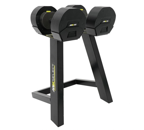 Стійка з гантелями MX SELECT MX55 2 х 24,9, чорна