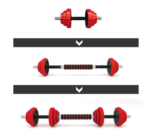 Набір штанга та гантелі HMS SGGX20 DUMBBELL SET-BARBELL 20 кг Набір штанга та гантелі HMS SGGX20 DUMBBELL SET-BARBELL 20 кг