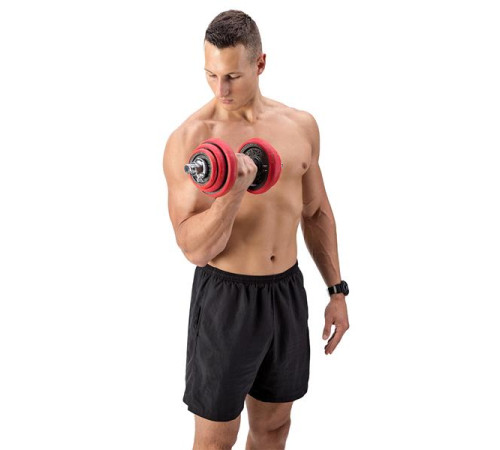 Набір штанга та гантелі HMS SGGX20 DUMBBELL SET-BARBELL 20 кг Набір штанга та гантелі HMS SGGX20 DUMBBELL SET-BARBELL 20 кг