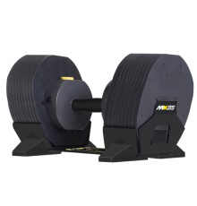 Гантелі розбірні MX SELECT MX55 2 х 24,9 кг, чорні