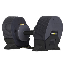Гантелі розбірні MX SELECT MX55 2 х 24,9 кг, чорні