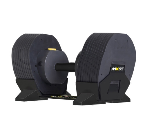 Гантелі розбірні MX SELECT MX55 2 х 24,9 кг, чорні