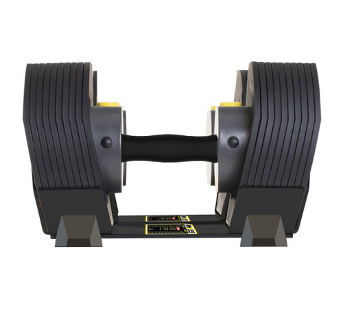 Гантелі розбірні MX SELECT MX85 2 х 38,6 кг, чорні
