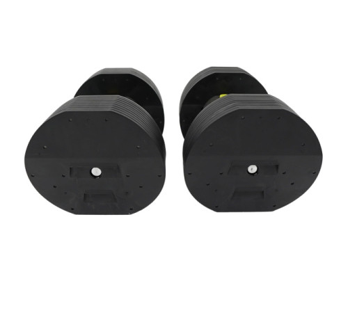 Гантелі розбірні MX SELECT MX85 2 х 38,6 кг, чорні
