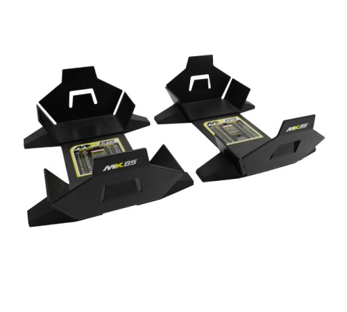 Гантелі розбірні MX SELECT MX85 2 х 38,6 кг, чорні
