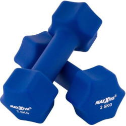 Гантелі Maxxiva D84986 неопренові 2 x 2,5 кг