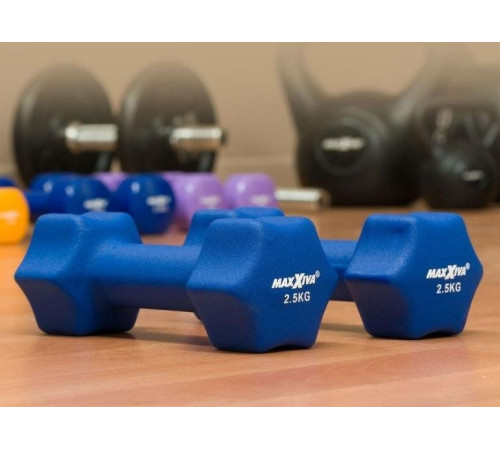 Гантелі неопренові Maxxiva D84986 2 x 2,5 кг