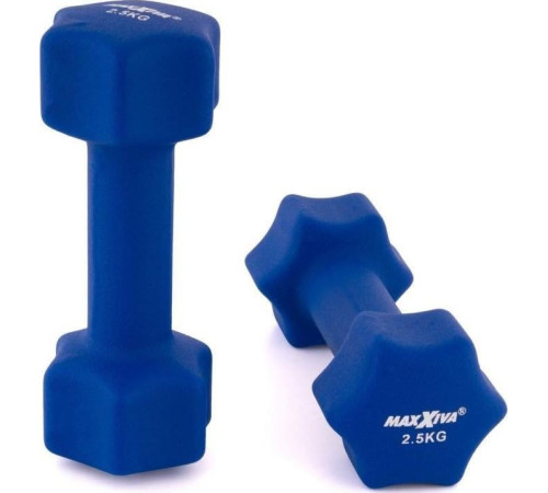 Гантелі неопренові Maxxiva D84986 2 x 2,5 кг