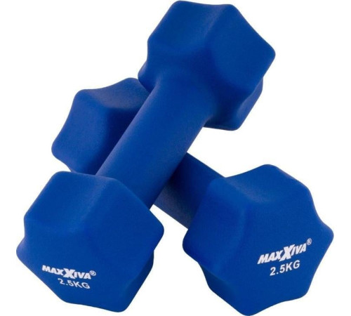Гантелі неопренові Maxxiva D84986 2 x 2,5 кг
