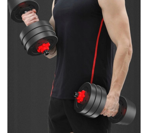 Бітумні гантелі Fit4Med 2 х 10 кг Бітумні гантелі Fit4Med 2 х 10 кг
