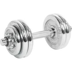 Гантель розбірна хромована Movit 15 кг