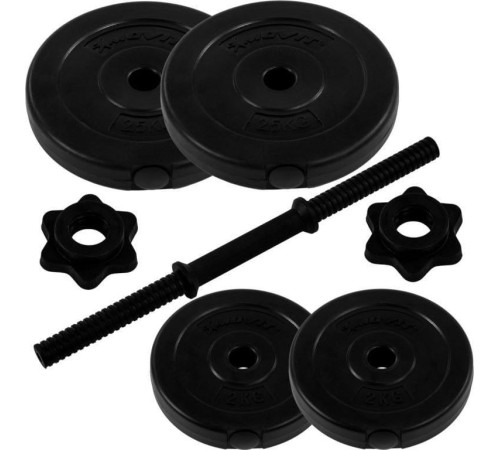 Гантель розбірна бітумна Movit 10 кг