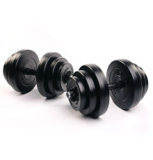 Гантелі розбірні сталеві Elitum, 2 x 18,5 кг