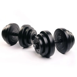 Гантелі розбірні композитні Elitum, 2 x 18,5 кг