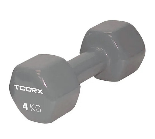 Гантель вінілова Toorx Vinyl MV-4 4 кг Гантель вінілова Toorx Vinyl MV-4 4 кг