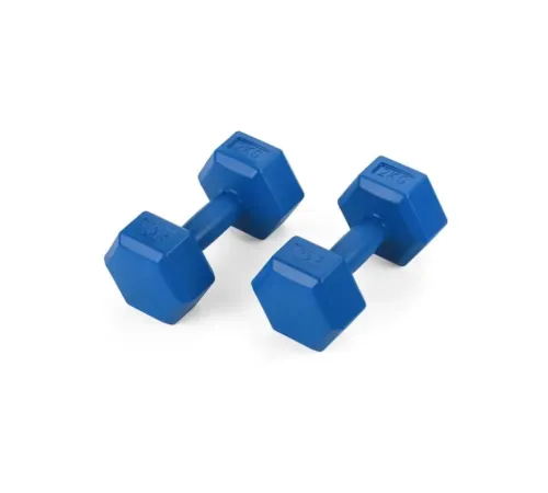Гантелі композитні Gymtek 2 х 2 кг світло-синій
