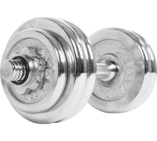 Гантель розбірна хромована Movit 25 кг