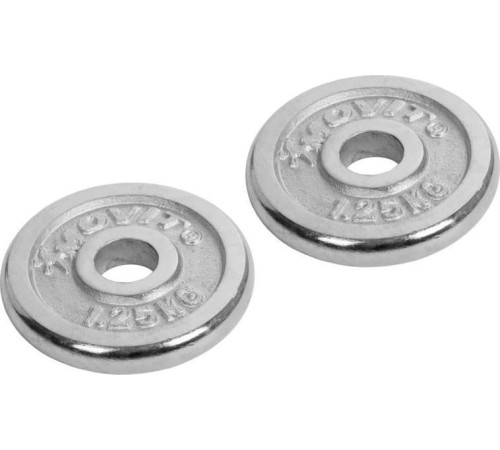 Гантель розбірна хромована Movit 25 кг