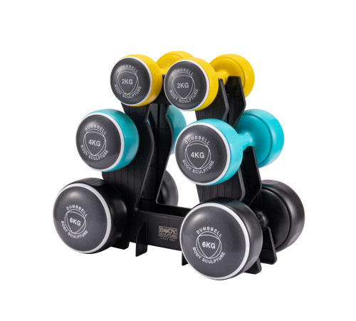 Гантелі вінілові Body Sculpture BW 108DT, 24 кг
