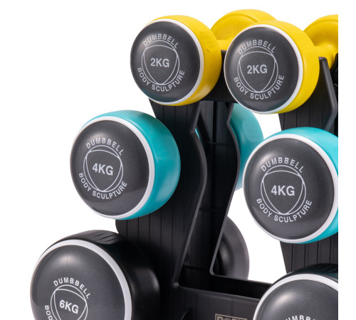 Гантелі вінілові Body Sculpture BW 108DT, 24 кг