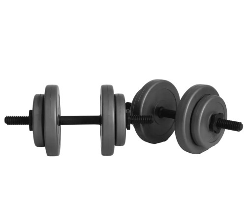 Гантелі розбірні WCG 2 х 8 кг сірі