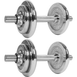 Гантелі розбірні хромовані Movit M01606 2 x 10 кг
