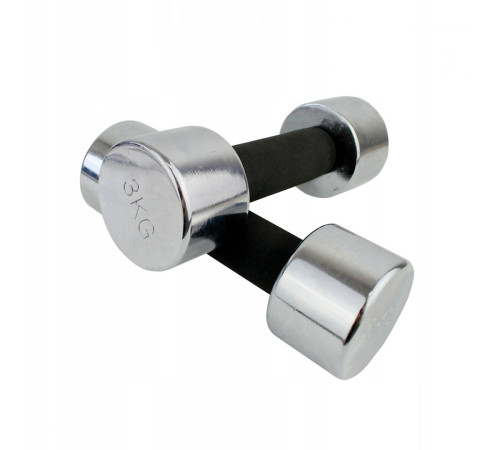 Гантелі хромовані MASTER 2 х 3 кг