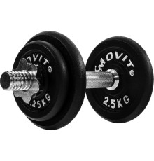 Гантель розбірна чавунна Movit 10 кг